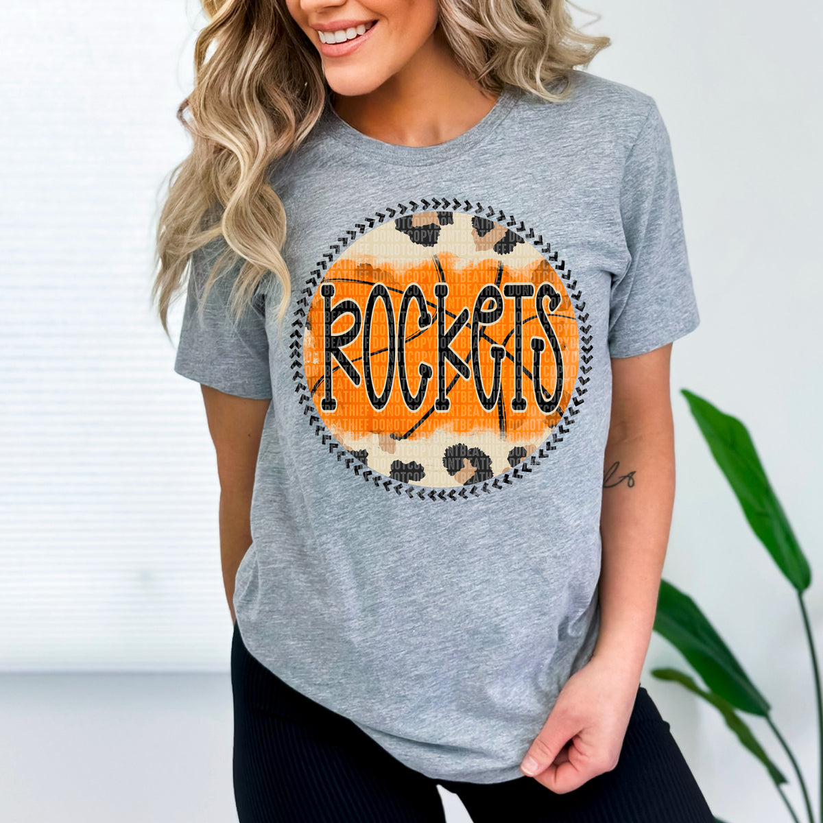 Rockets Basketball (SDD) DTF Transfer