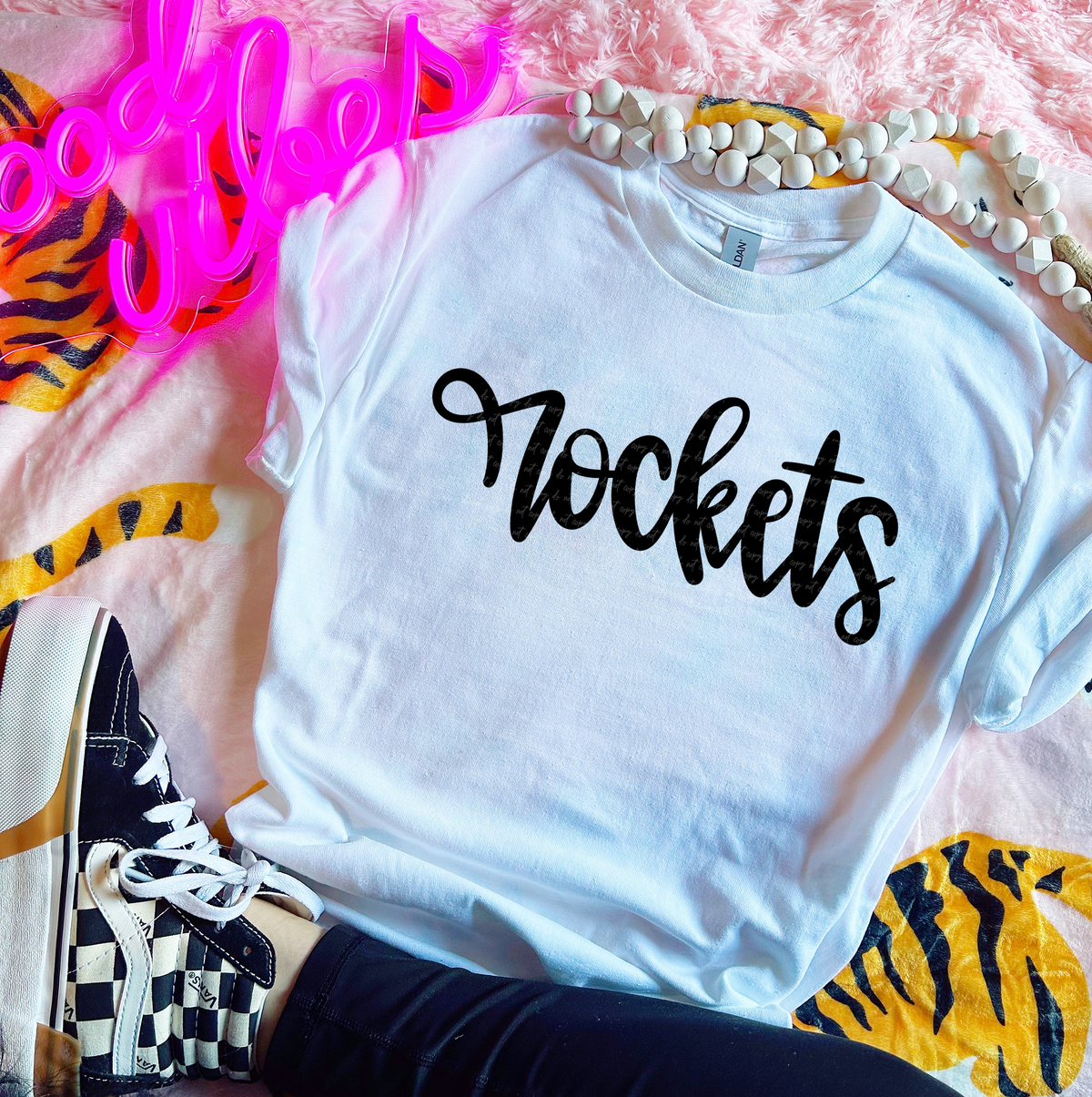 Rockets Hand Lettered 54140 DTF transfer