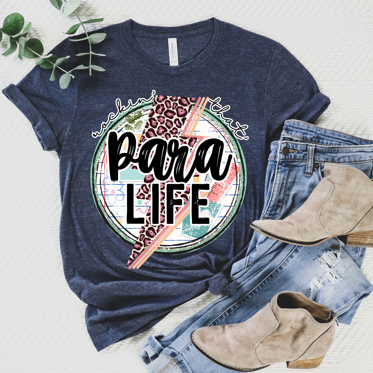 Rockin that para life lightning bolt 2663 DTF TRANSFER