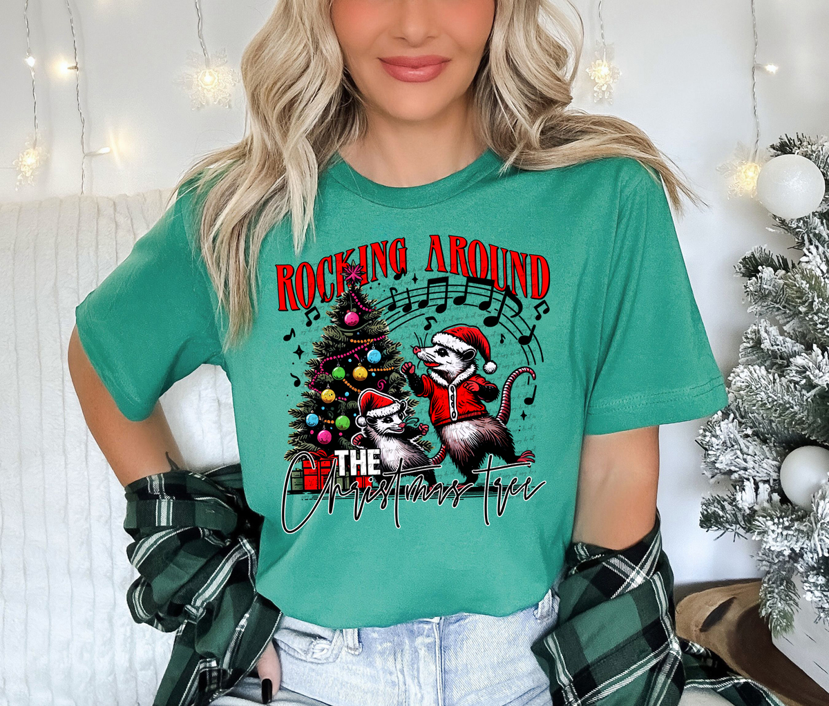 Rocking Around The Christmas Tree 66147 DTF transfer