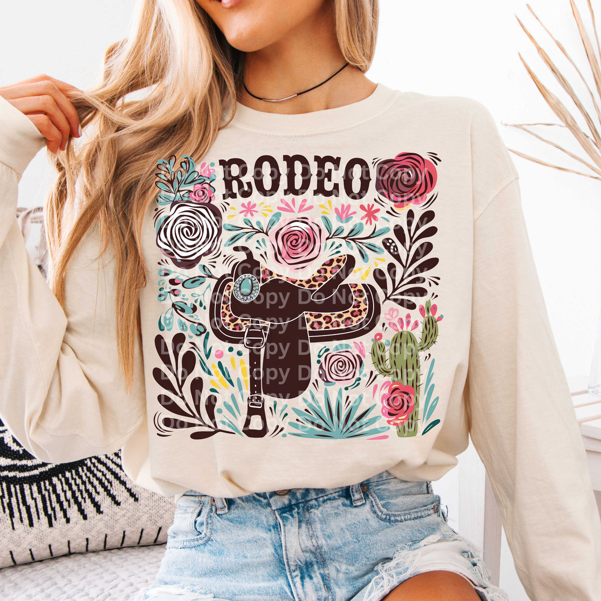 Rodeo brown saddle (Irene) DTF Transfer