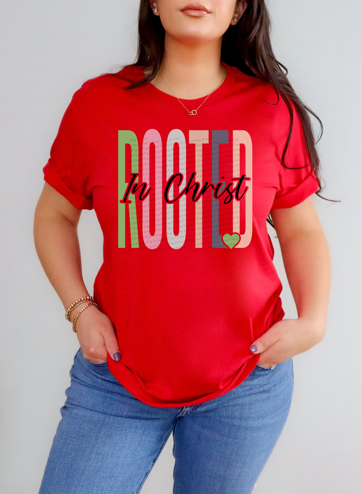 Rooted In Christ 57023 DTF transfer