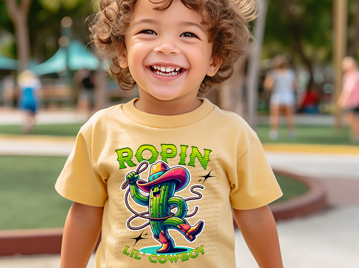 Ropin Lil' Cowboy 59546 DTF transfer