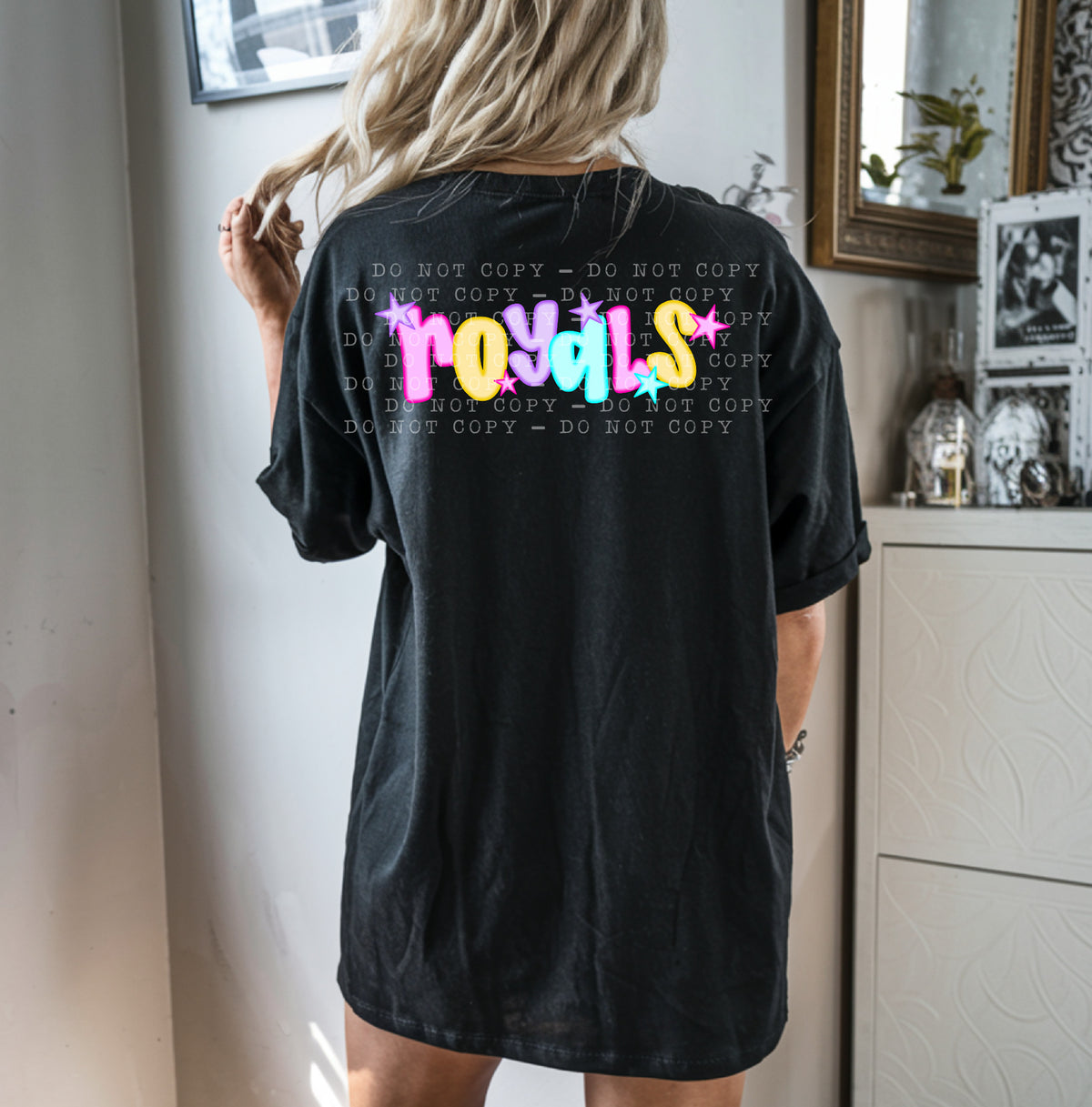 Royals With Stars - Neon 104791 DTF transfer