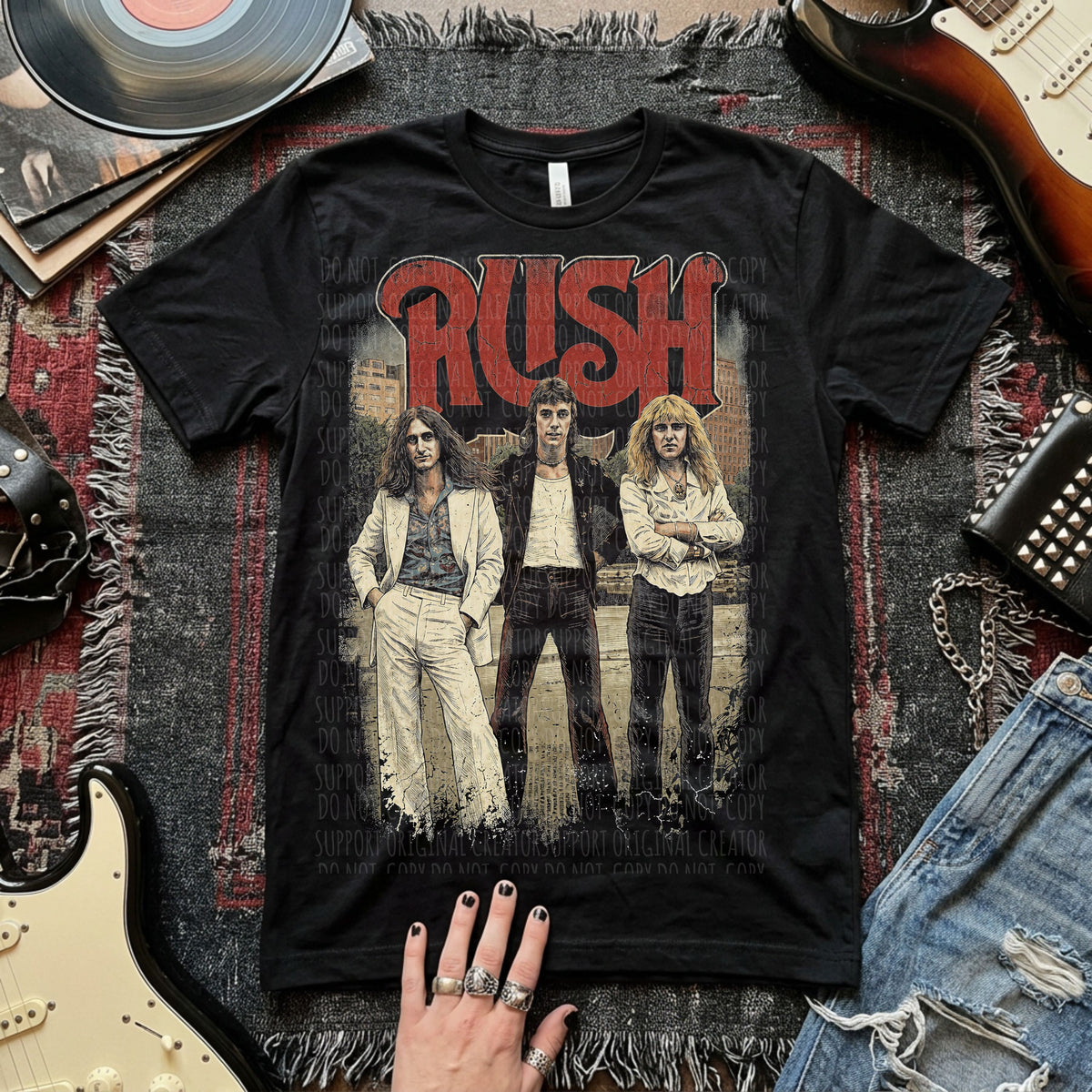 Rush vintage (Starlight) DTF Transfer