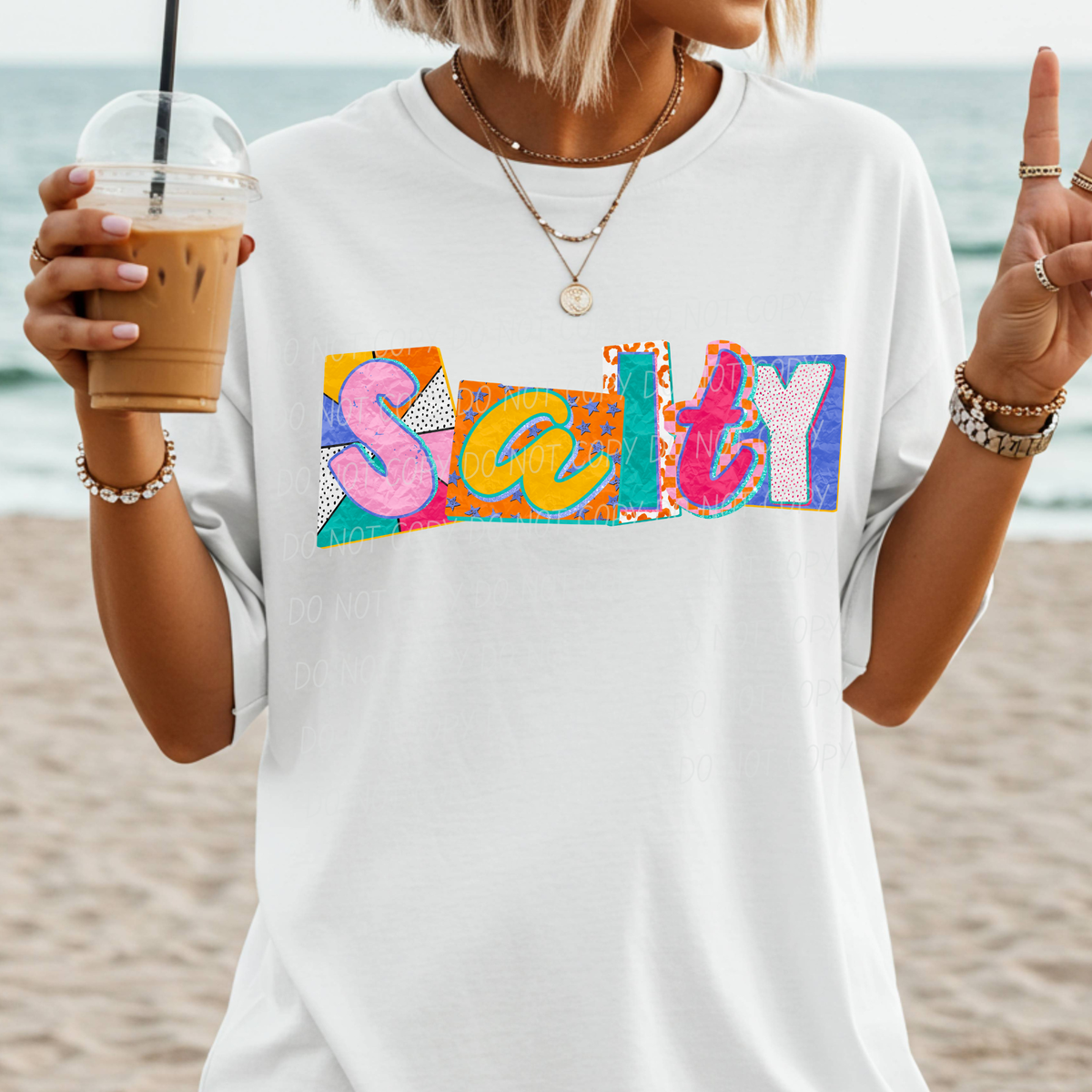 Salty magazine font (City) DTF Transfer
