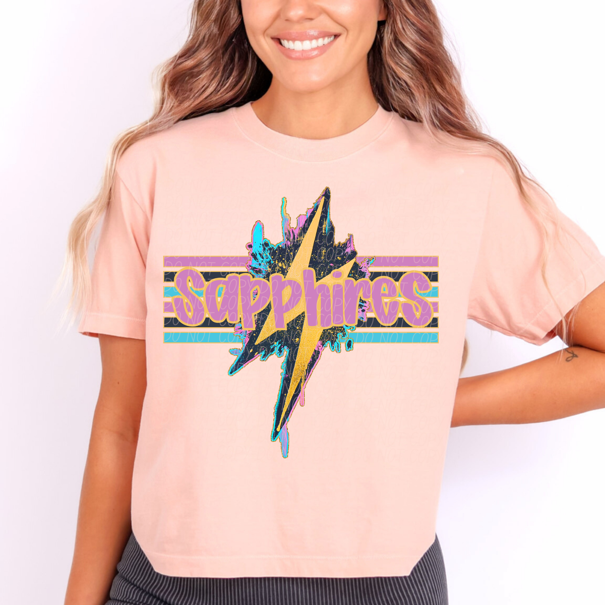 Sapphires Geode Bolt (CITY) DTF transfer