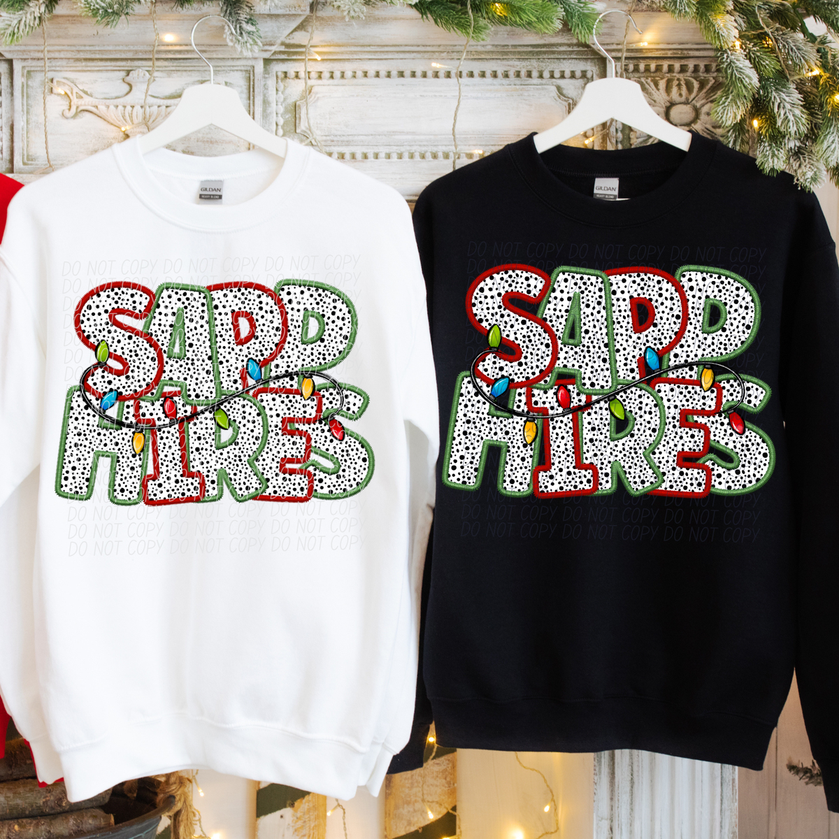 Sapphires Christmas Light Mascots (City) DTF Transfer