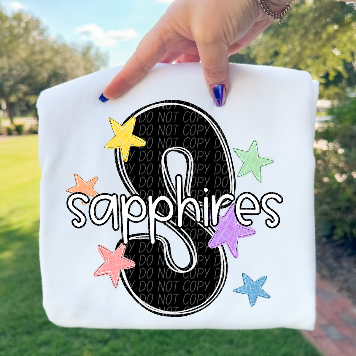 Sapphires star Mascots (CITY) DTF transfer