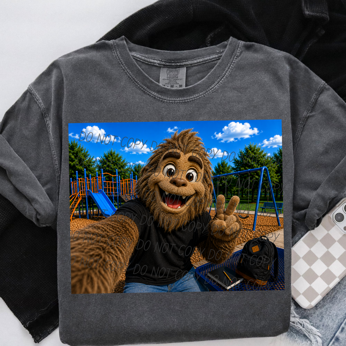 Sasquatch Mascot (City) DTF transfer