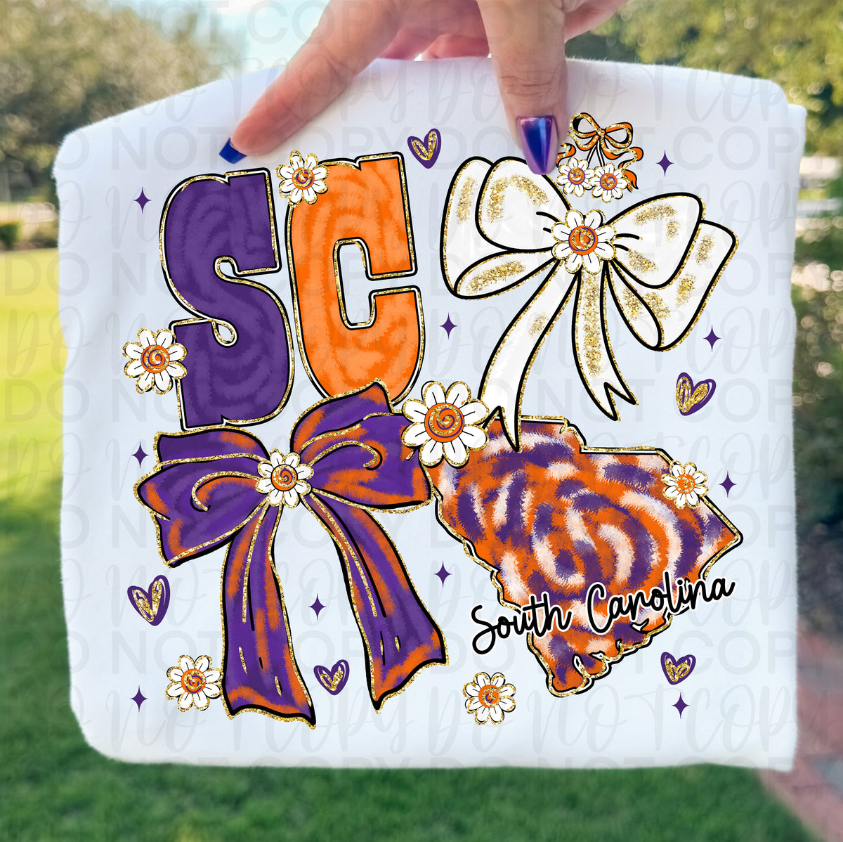 SC PURPLE AND ORANGE UAC DTF Transfer