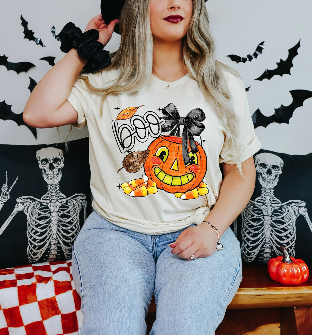 Boo vintage candy bucket (SCG) DTF Transfer