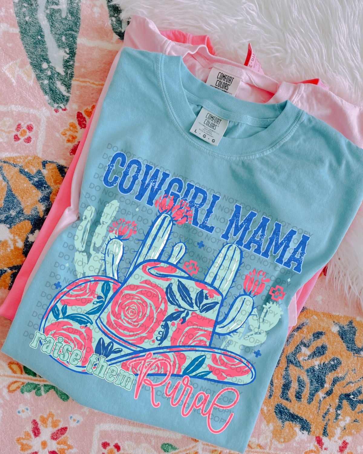 Cowgirl mama raise them right (SCG) DTF Transfer