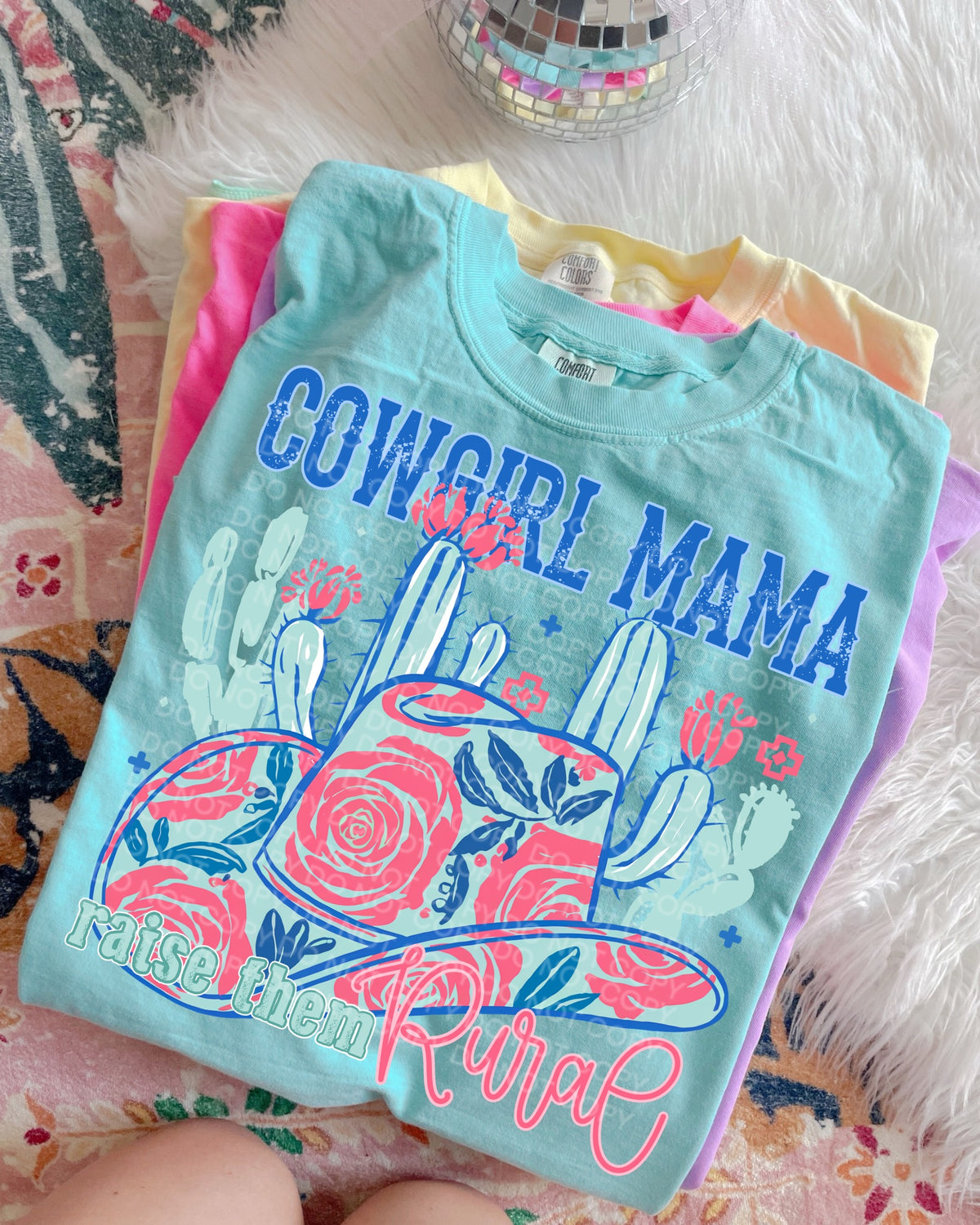 Cowgirl mama raised in the rural (SCG) DTF Transfer