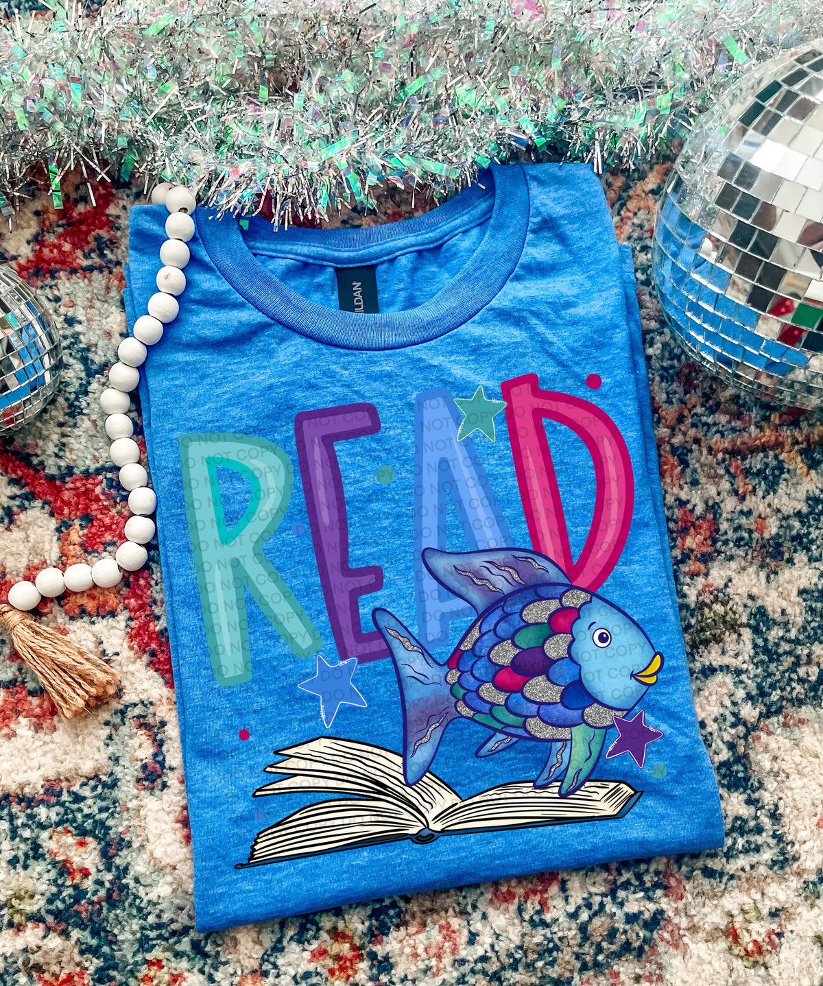 Read rainbow fish (SCG) DTF Transfer
