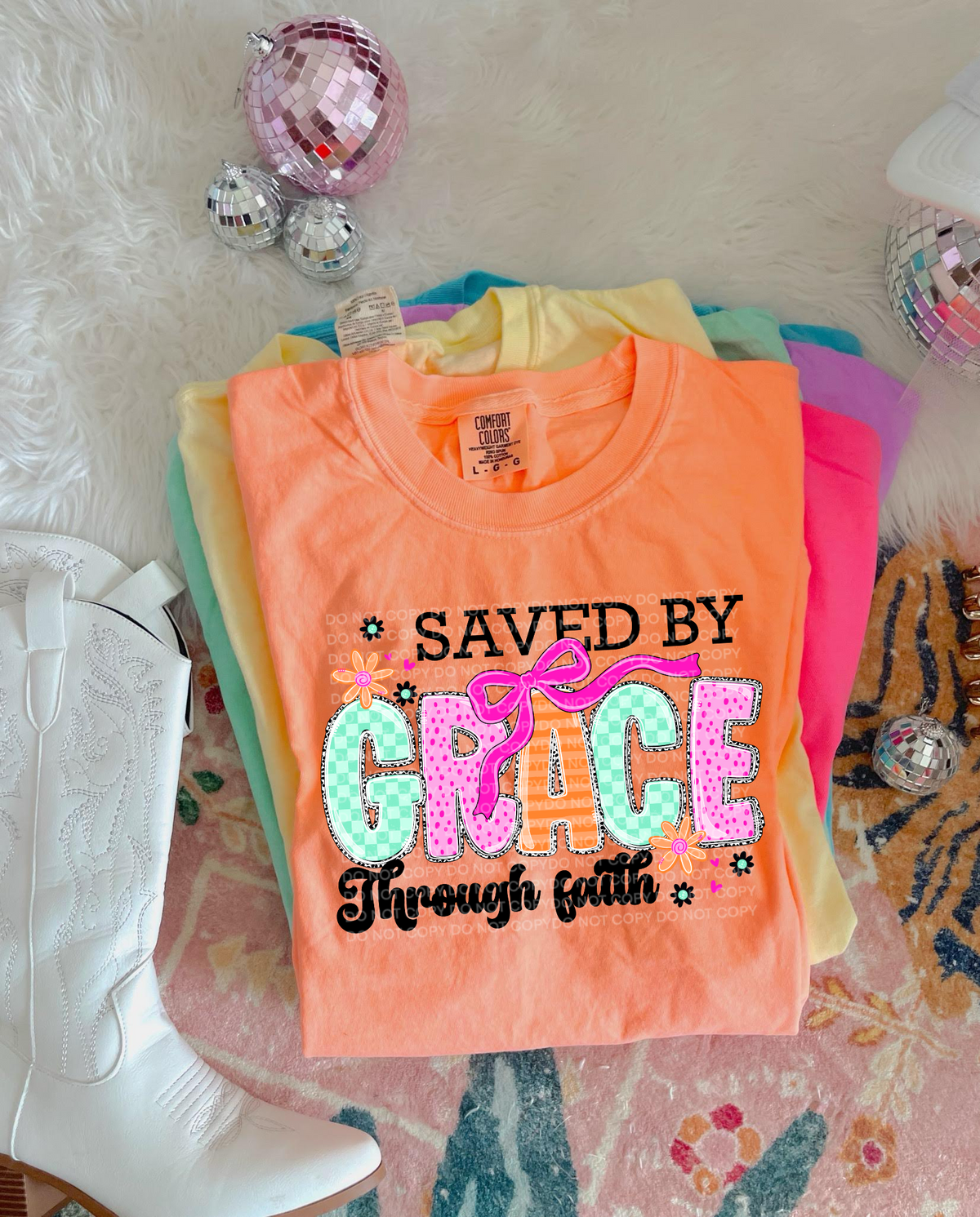 Saved by grace through faith (SCG) DTF Transfer
