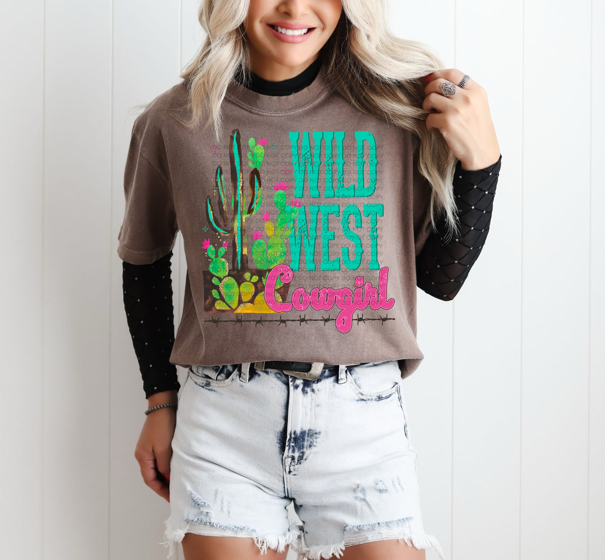 Wild west cowgirl (SCG) DTF Transfer
