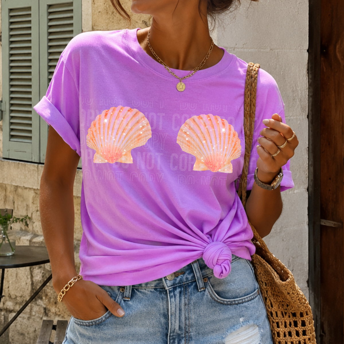 Coral seashells (SBB) DTF Transfer