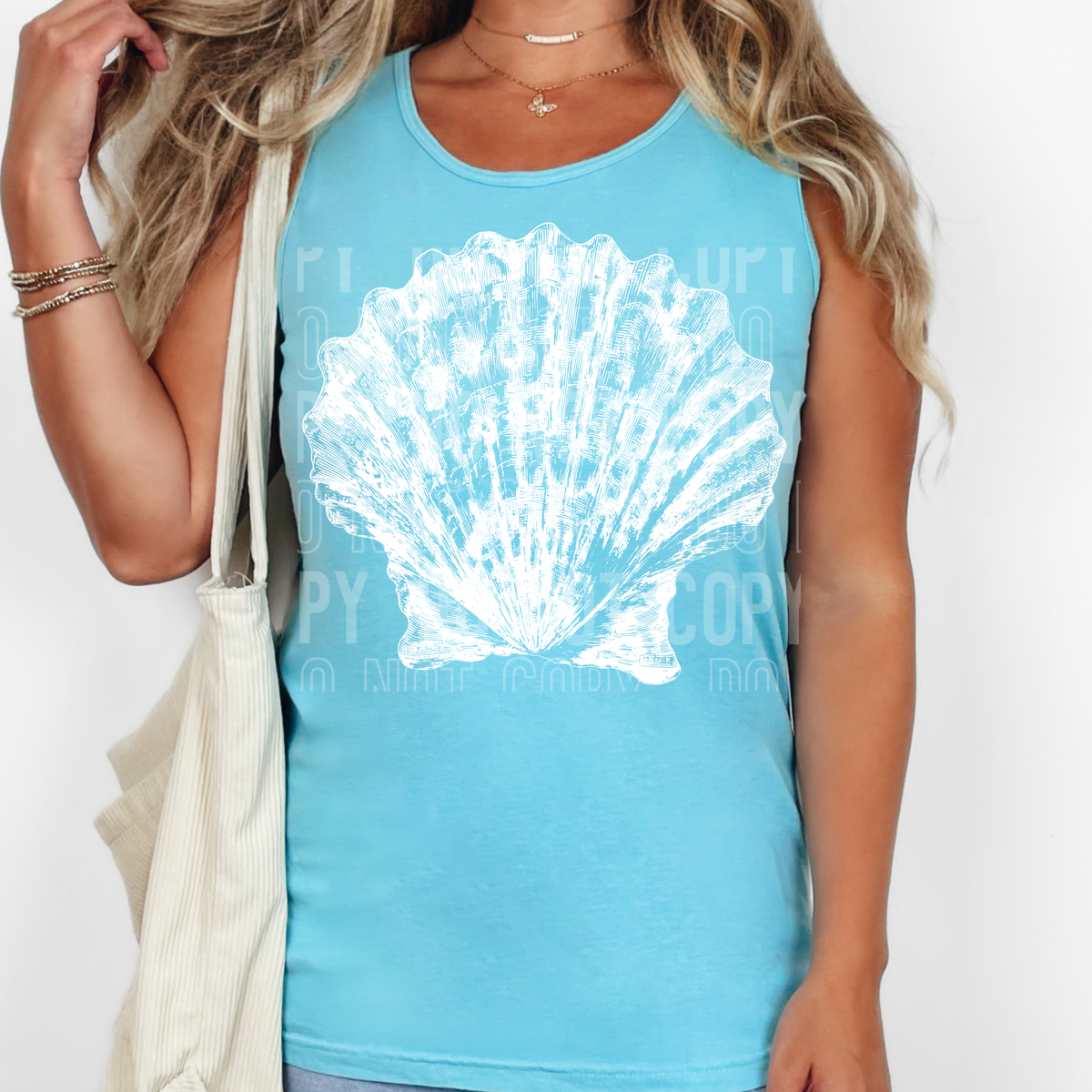 Seashell sketch (SBB) DTF Transfer