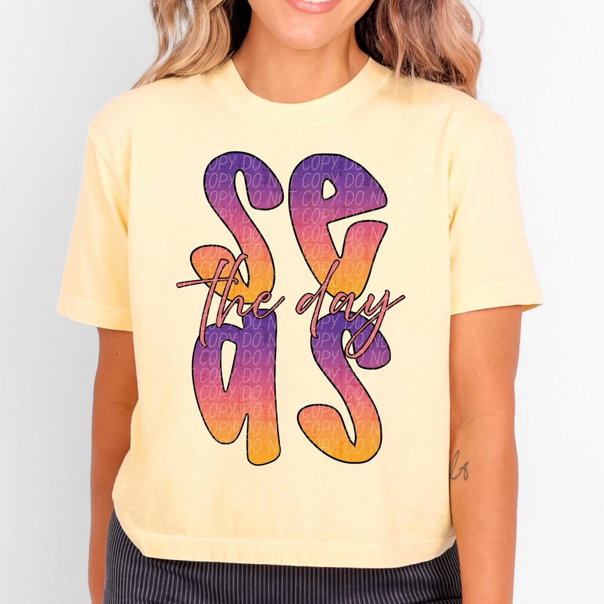 Seas the day ombre (CITY) DTF transfer