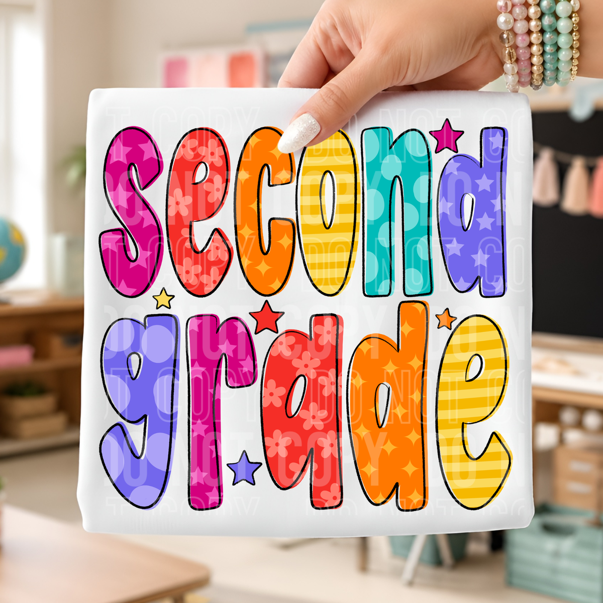 Second grade doodle (SBB) DTF Transfer
