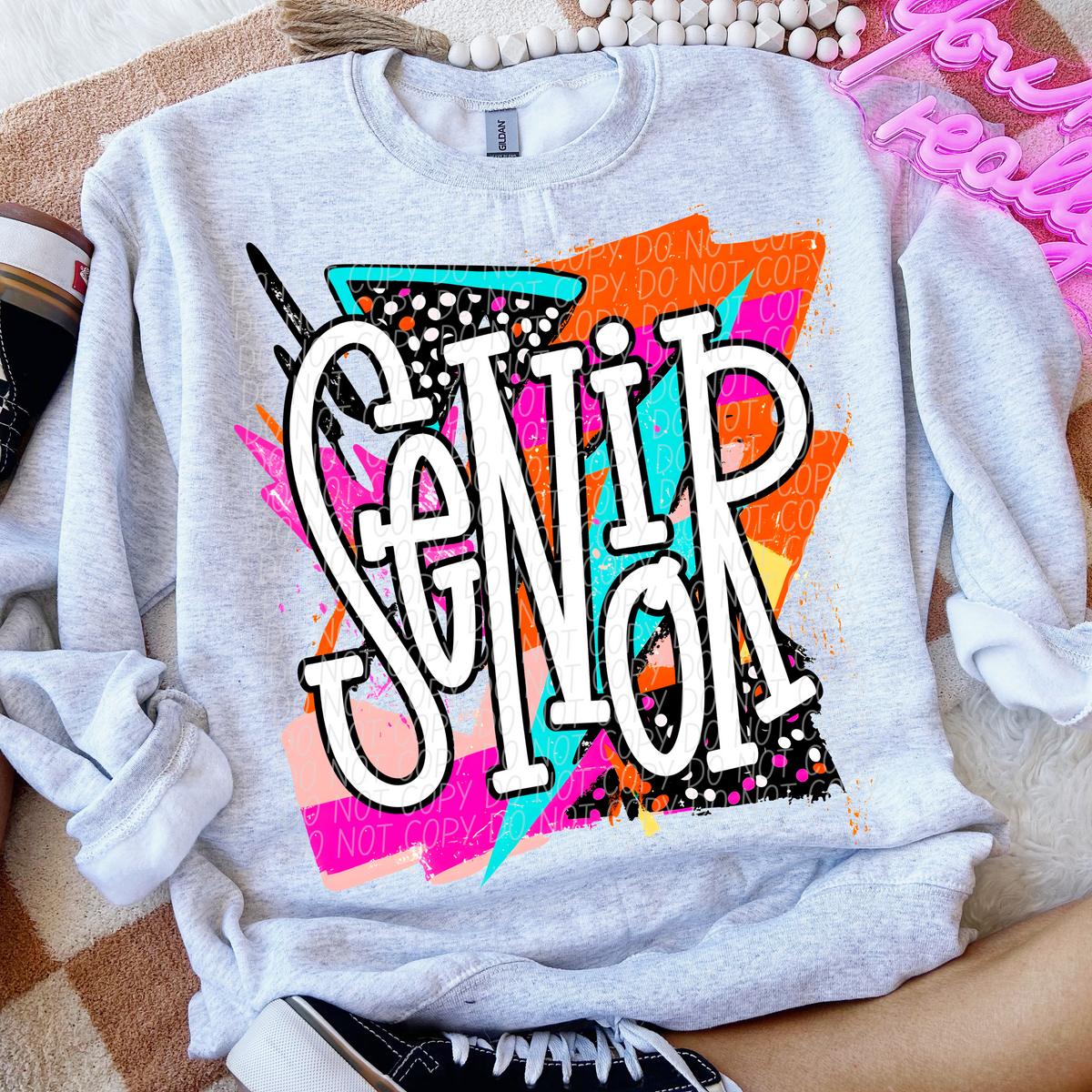 Senior Bright Retro (CITY) DTF transfer