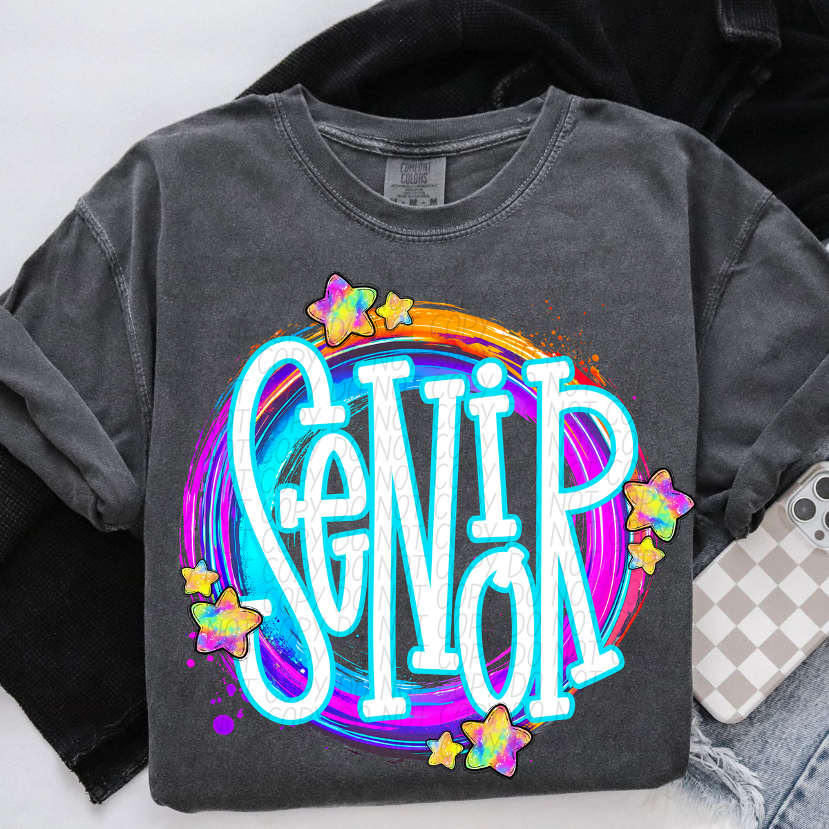 Senior Whimsical (CITY) DTF transfer