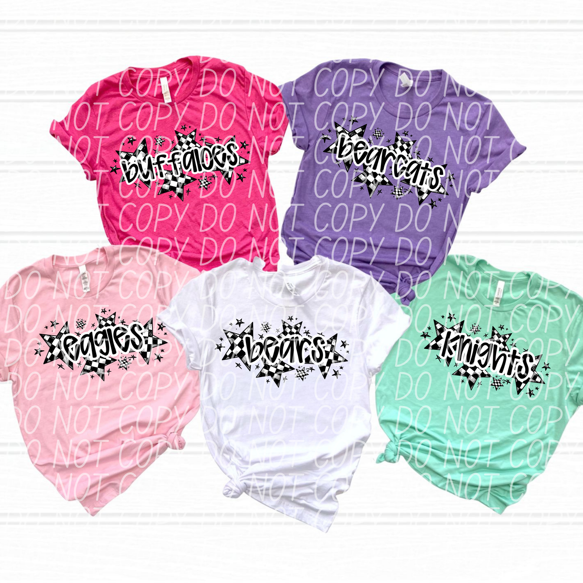 Checkered Stars Mascots (City)