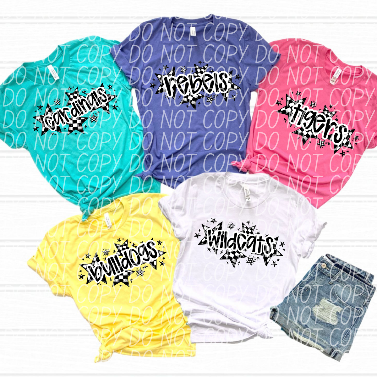 Checkered Stars Mascots (City)