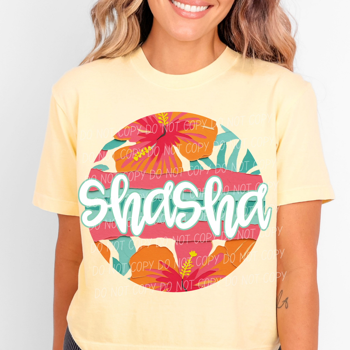 shasha tropical circle (city) DTF Transfer