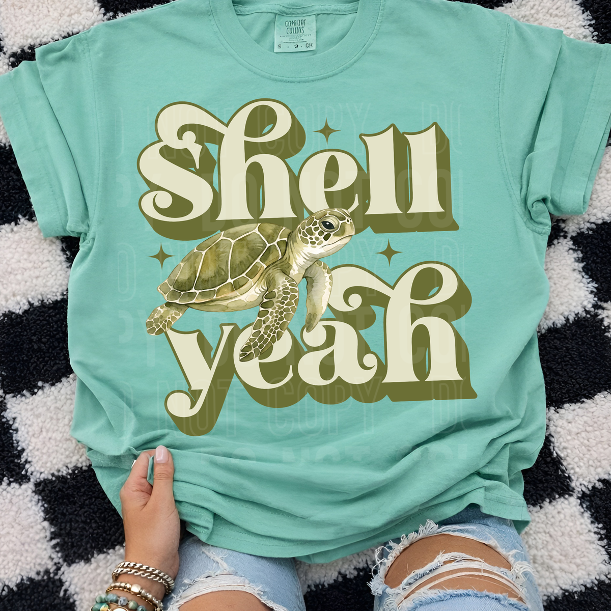 Shell yeah turtle (SBB) DTF Transfer