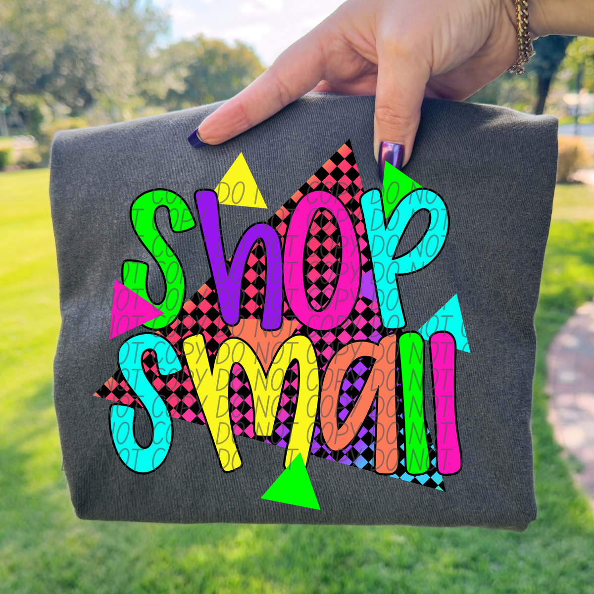 Shop small NEON retro (City) DTF Transfer