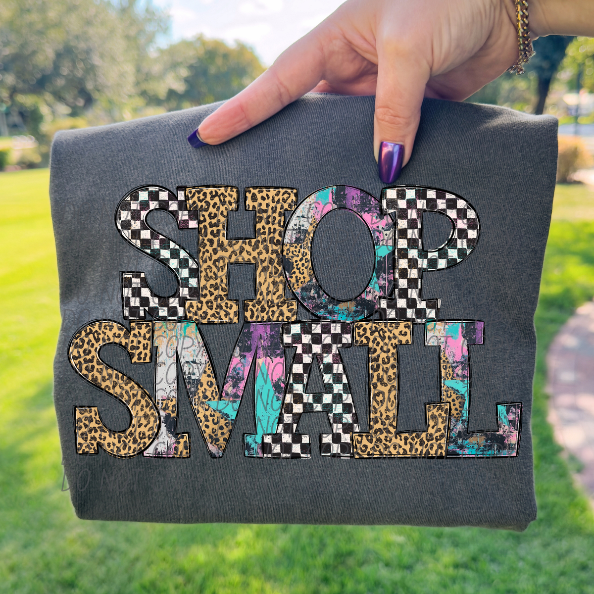 Shop small MIXED font (City) DTF Transfer