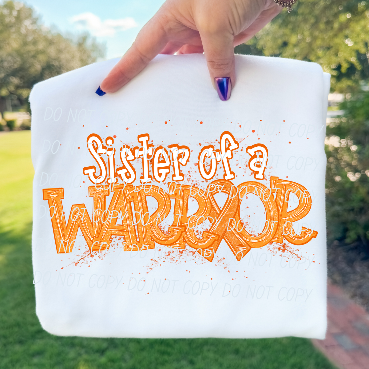 Sister of a warrior-ORANGE (CITY) DTF Transfer