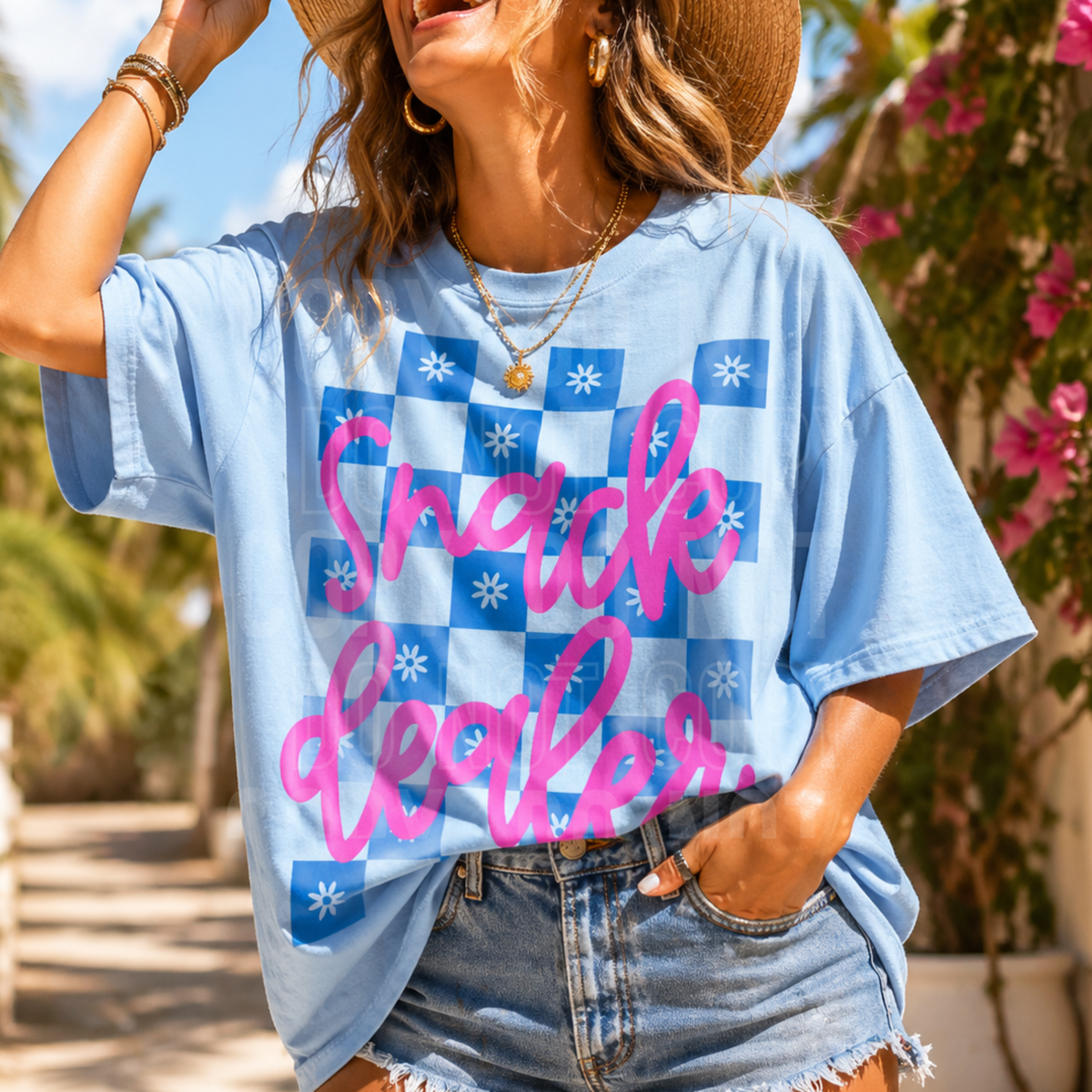 Snack dealer checkered (SBB) DTF Transfer