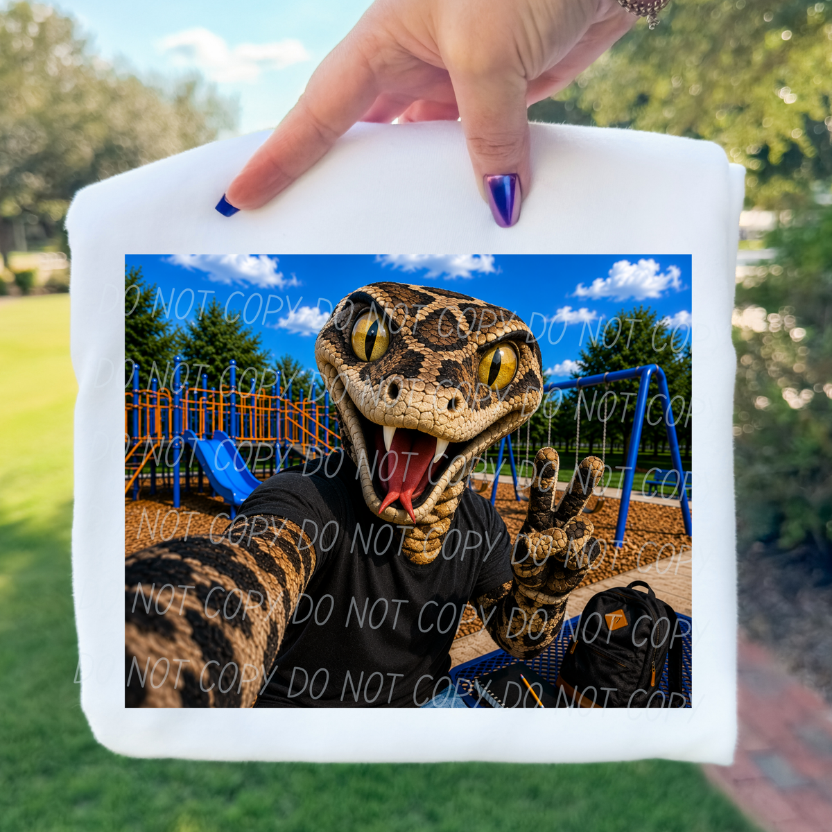 Snake Mascot (City) DTF transfer