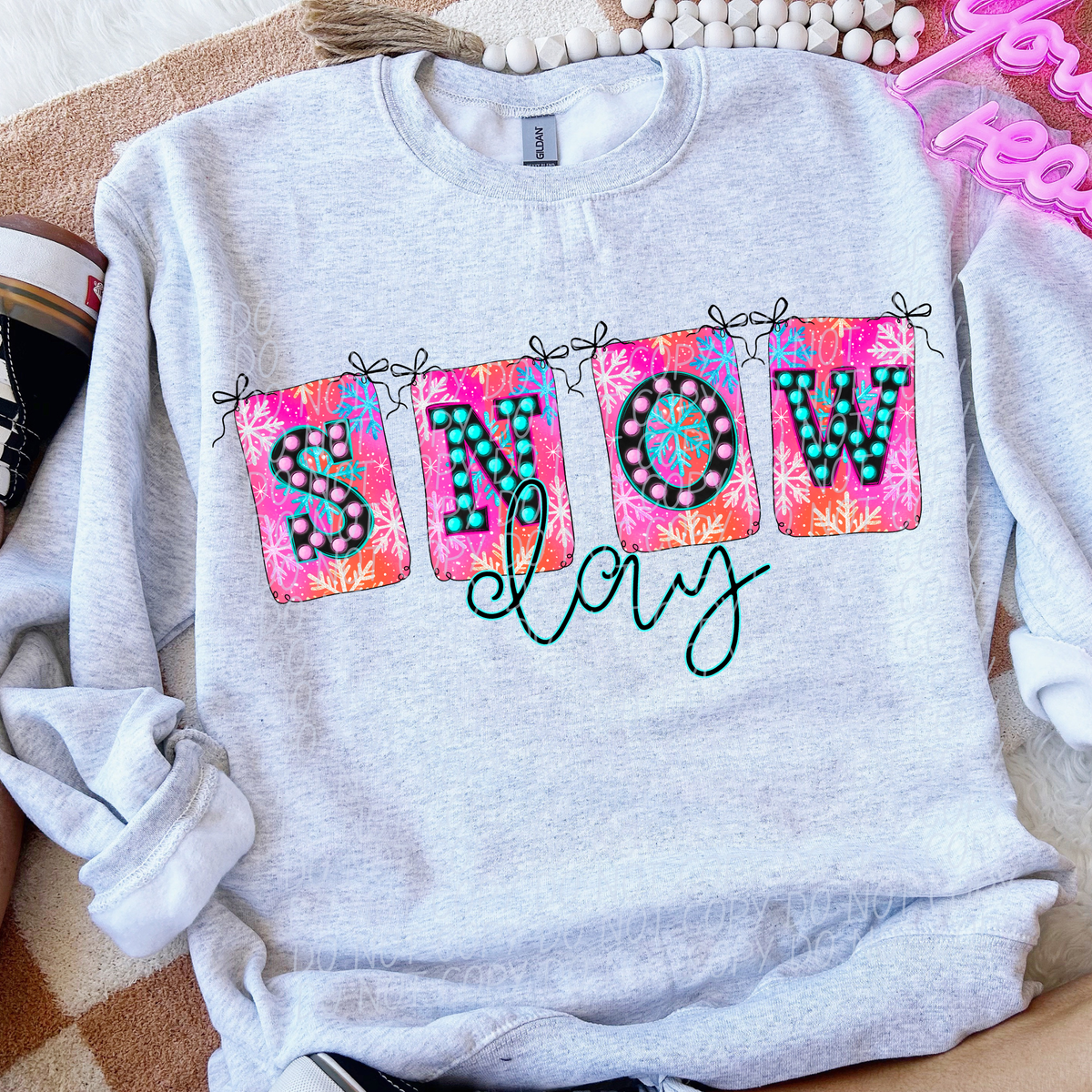 Snow day banner (City) DTF Transfer