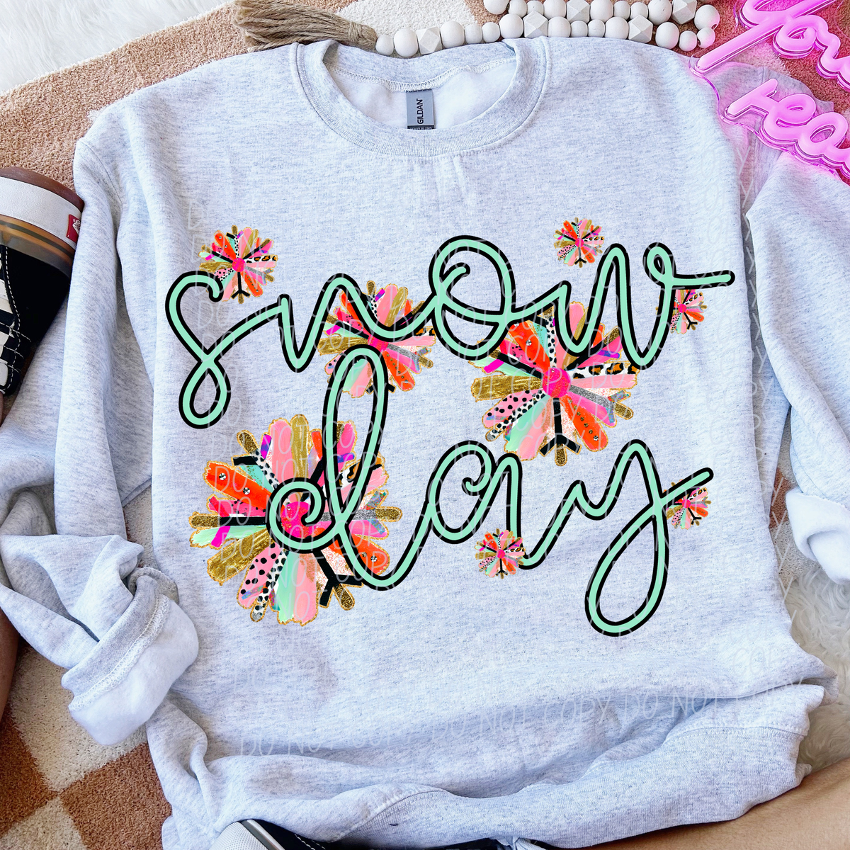 Snow day retro (City) DTF Transfer