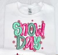 Snow Day Colorful 74335 DTF Transfer