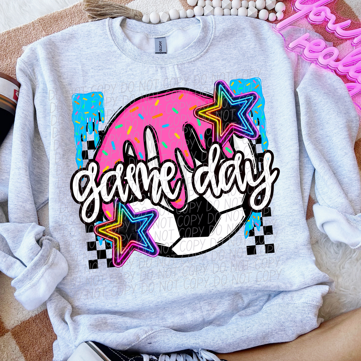 Soccer game day drip (CITY) DTF transfer