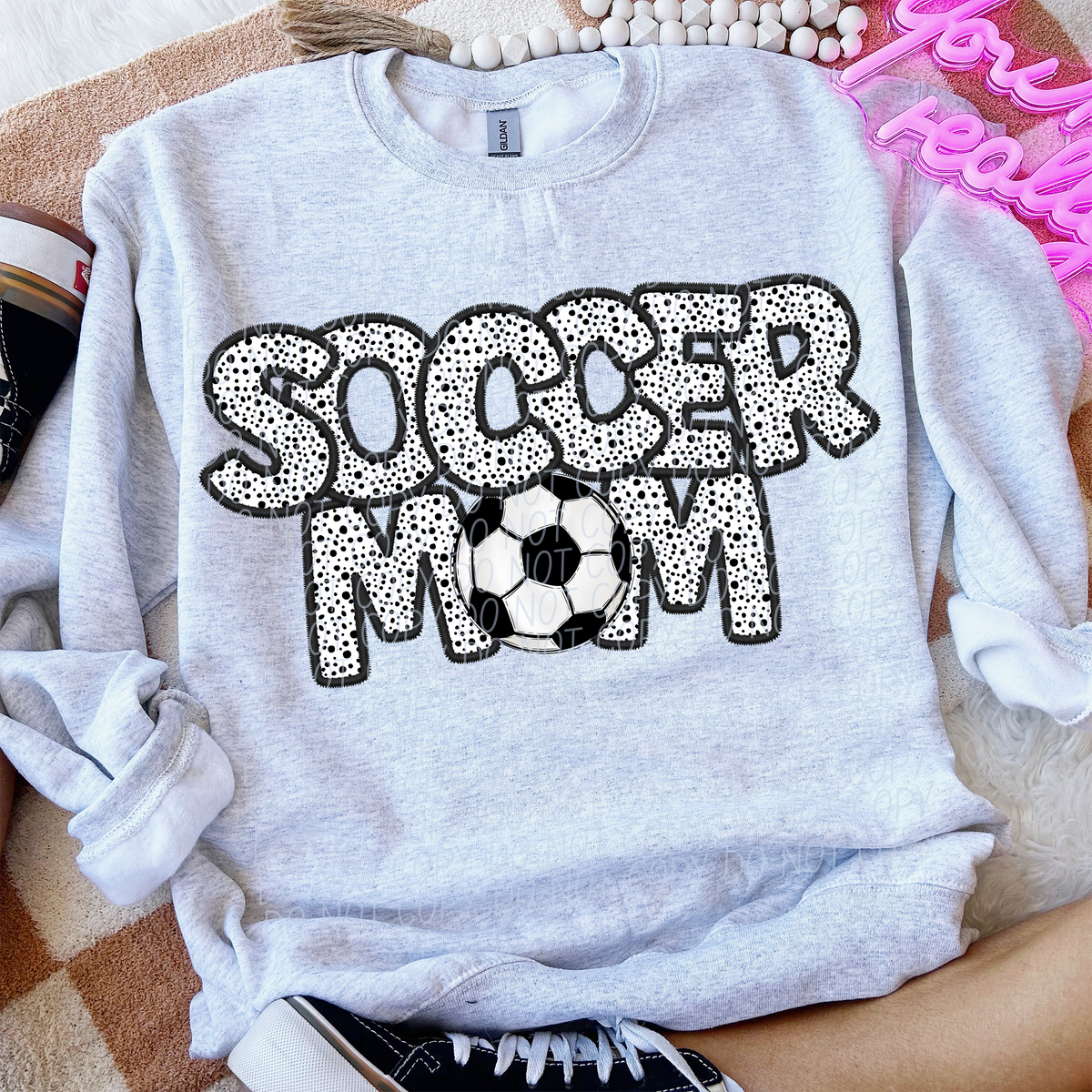 Soccer Mom Ball 74338 DTF Transfer
