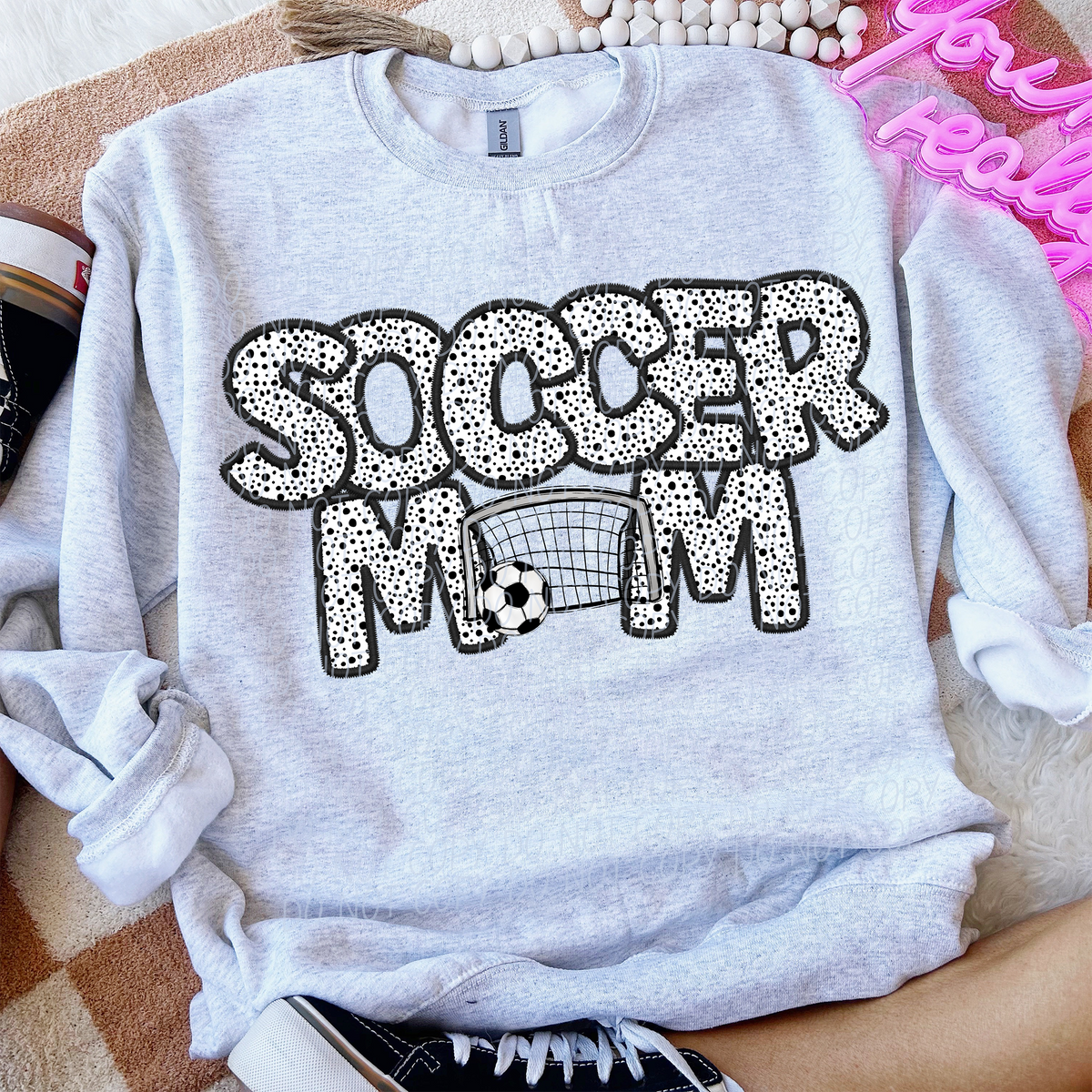 Soccer Mom Net 74337 DTF Transfer