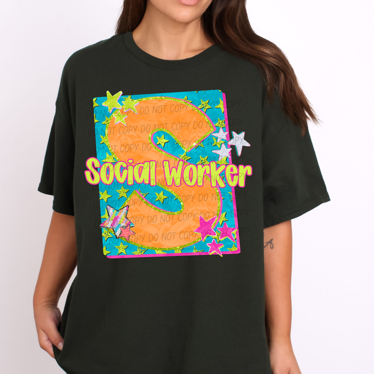 social worker rad careers (city) DTF Transfer