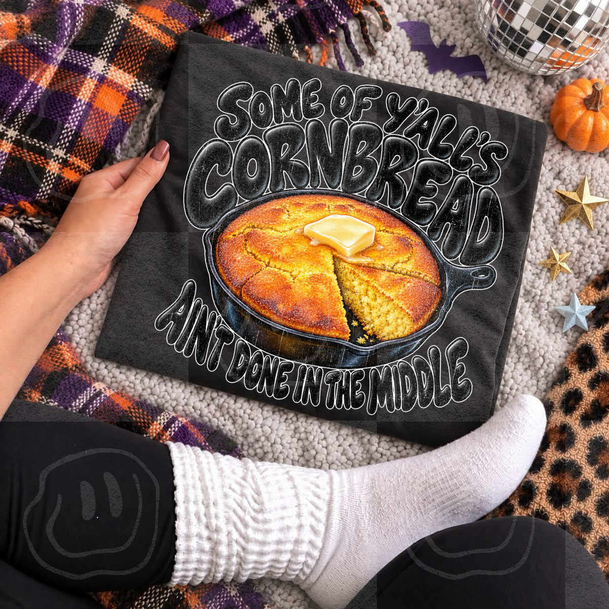 Some of y'all's cornbread ain't done in the middle (Unhinged) DTF Transfer
