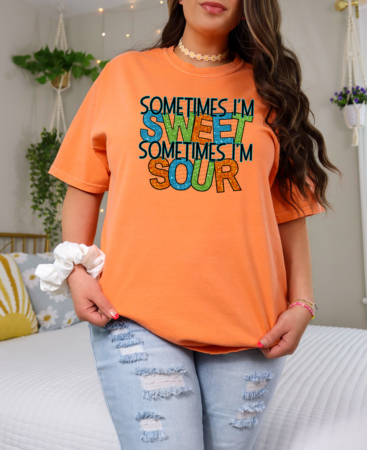 Sometimes I'm Sweet Sometimes I'm Sour 42264 DTF transfer