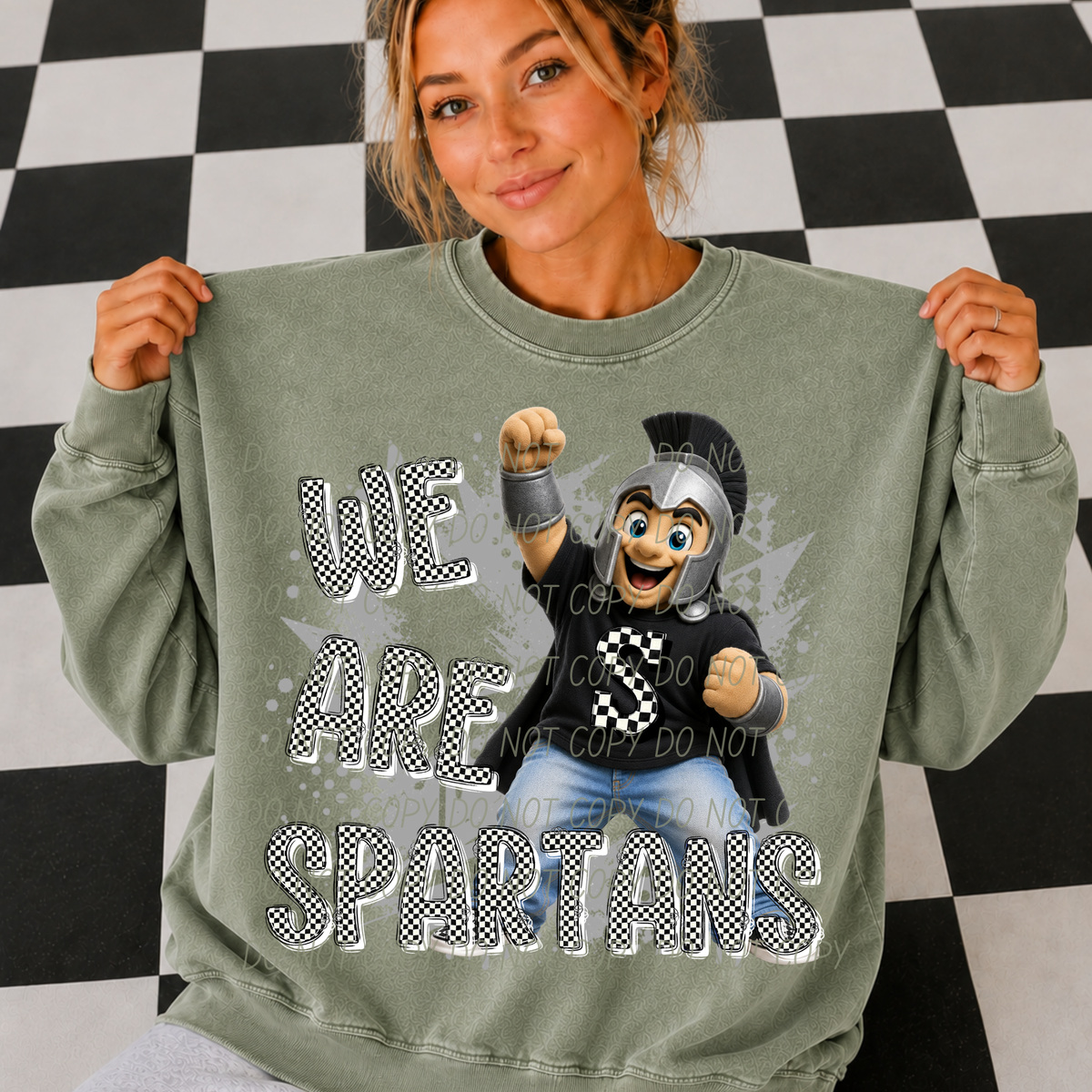 spartans campus crew (city) DTF transfer