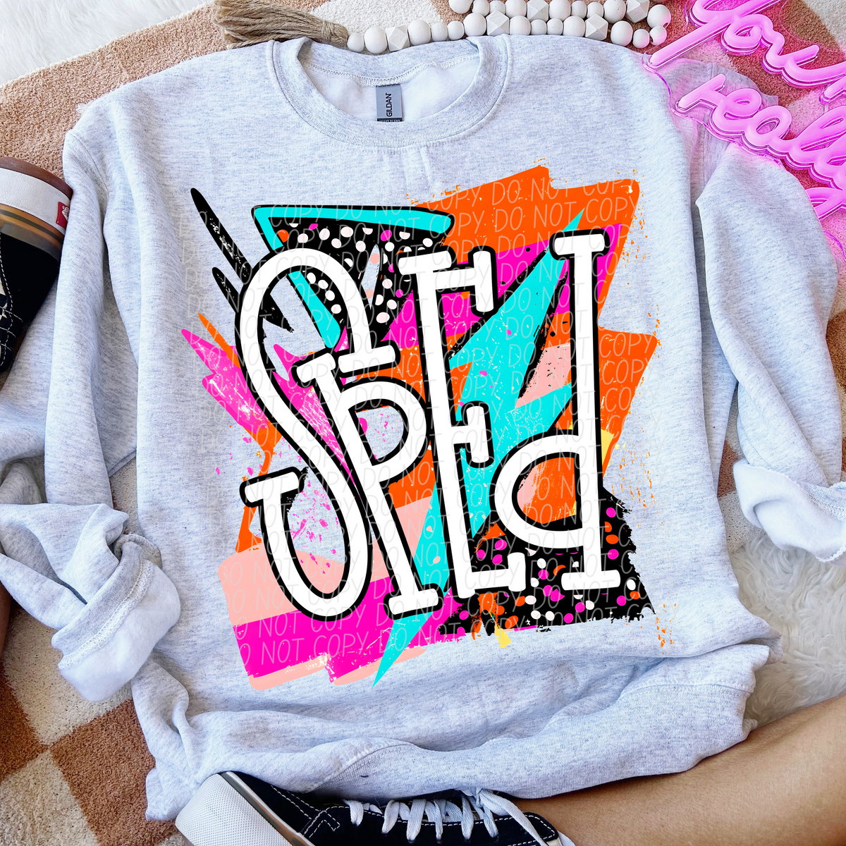 Sped Bright Retro (CITY) DTF transfer