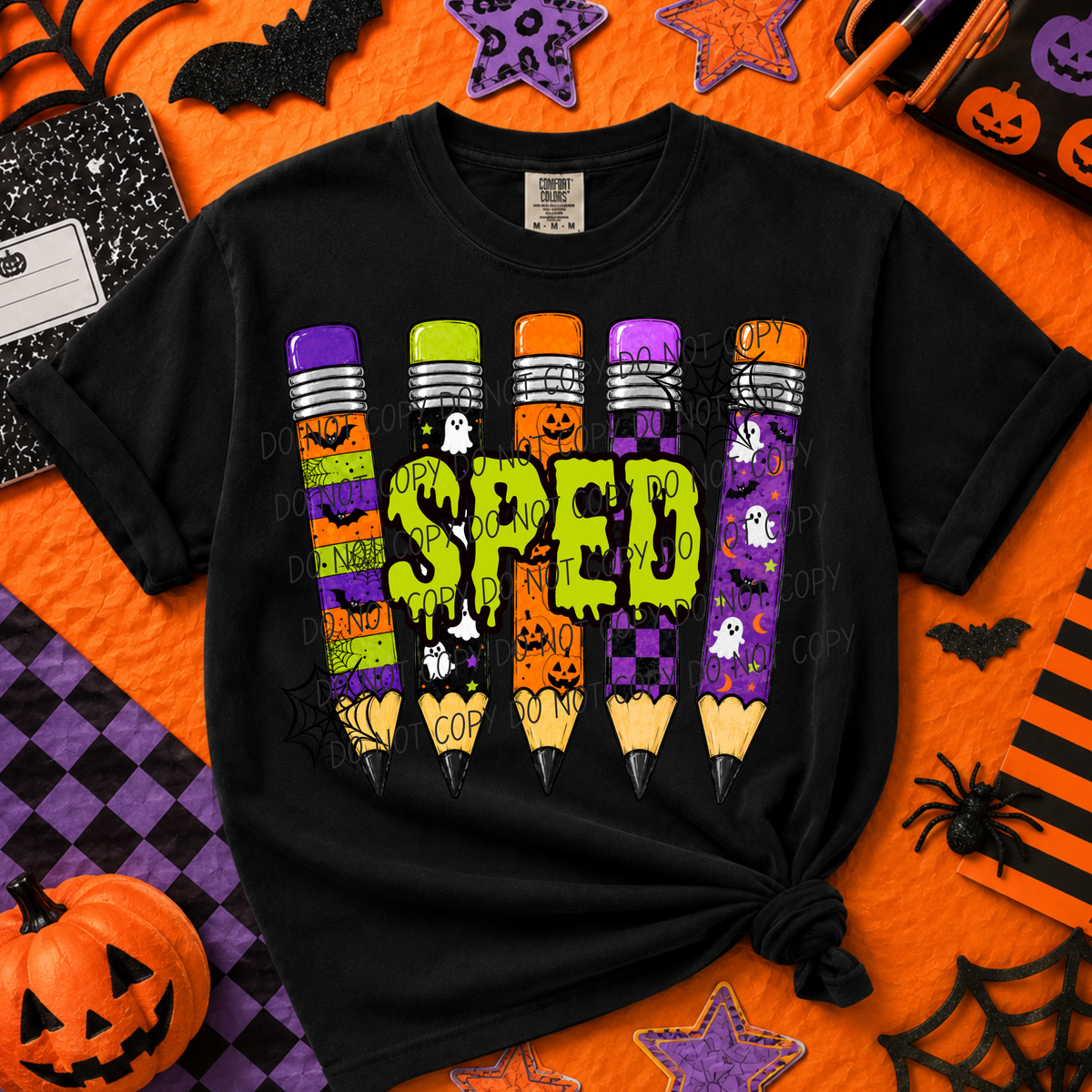 SPED-Halloween Pencils (CITY) DTF Transfer