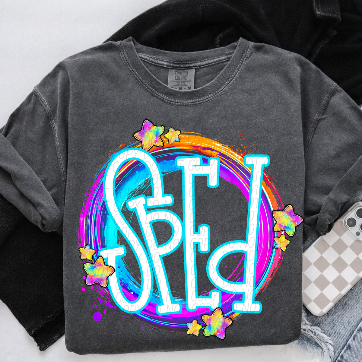 Sped Whimsical (CITY) DTF transfer