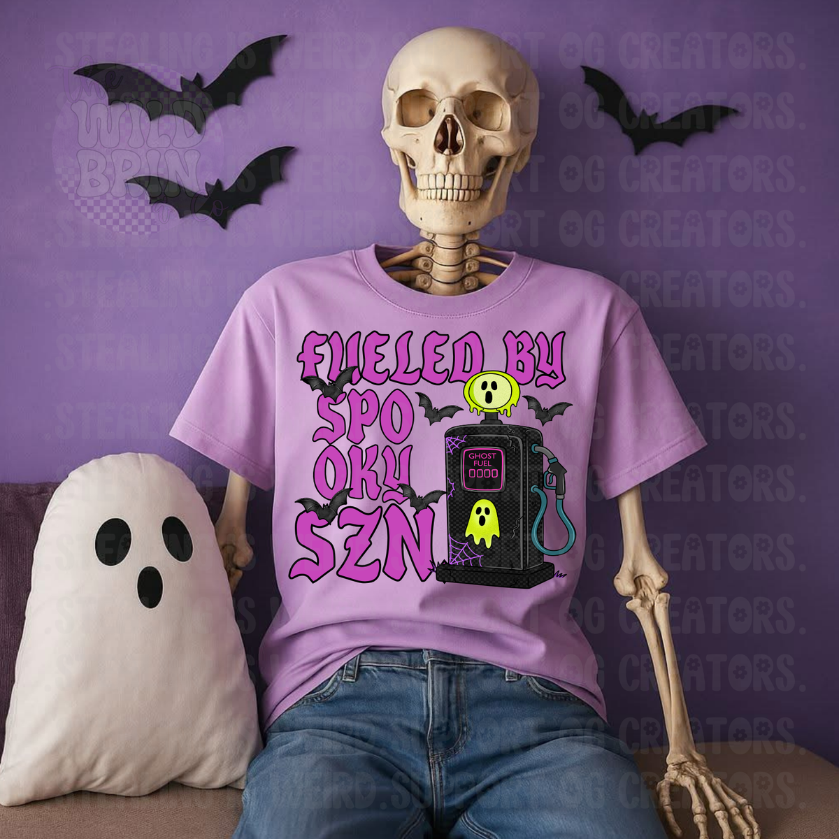 Fueled by spooky szn DTF Transfer